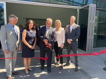 SAFE executives cut the ribbon at the grand opening of the SAFE Credit Union Convention Center.