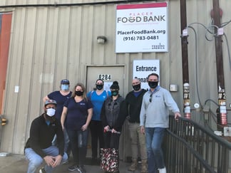 SAFE employees regularly volunteer at Placer Food Bank.